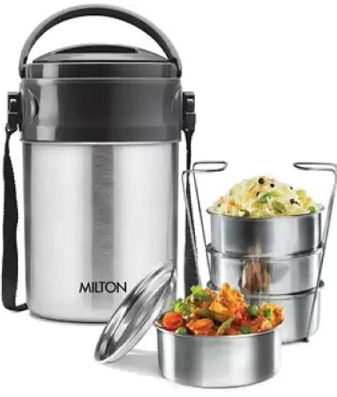 steel tiffin box milton|milton tiffin box 4 container.